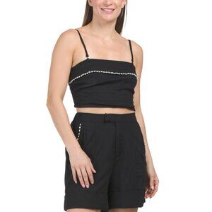 WILDFOX Black Beauty Odessa Crop Top